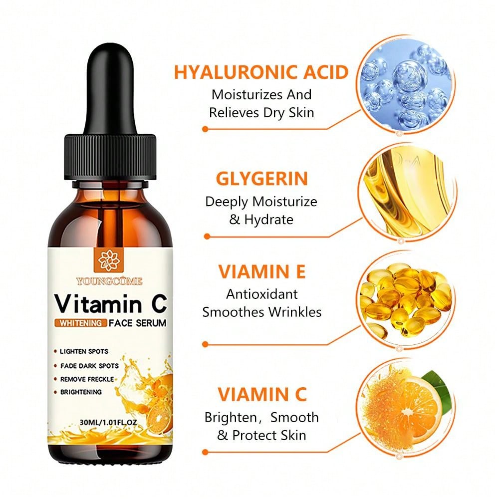 فيتامين C جوهر الوجه يحتوي على - مراجعة Luxury Skincare Brands وسعره