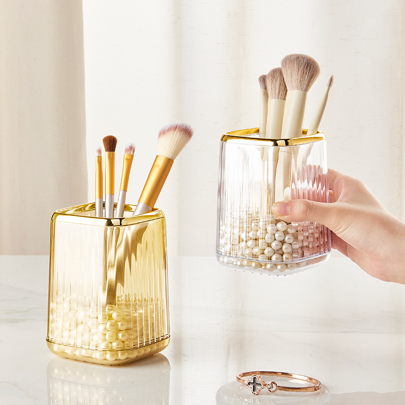 صندوق تخزين فرش التجميل المكتب - مراجعة Luxury Skincare And Makeup Brands وسعره