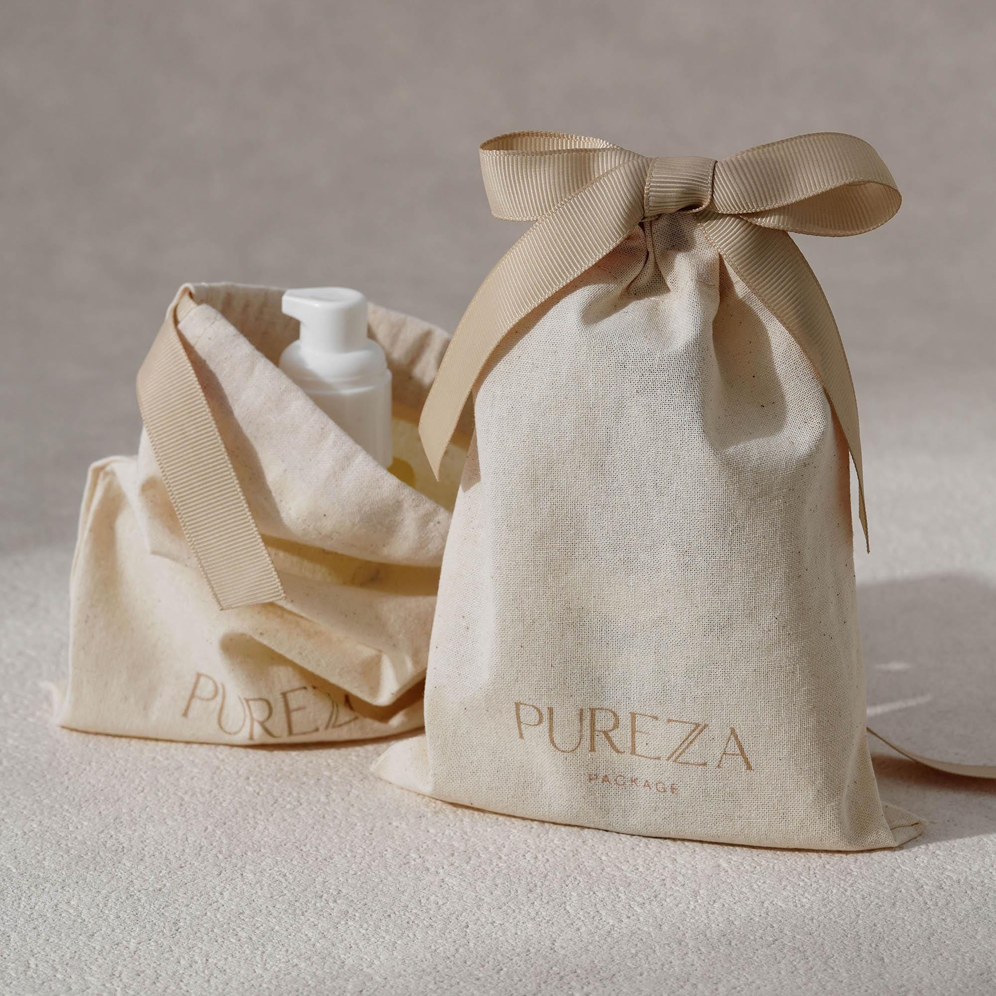حقيبة قطنية طبيعية قابلة للتخص - مراجعة Luxury Skincare Packaging وسعره