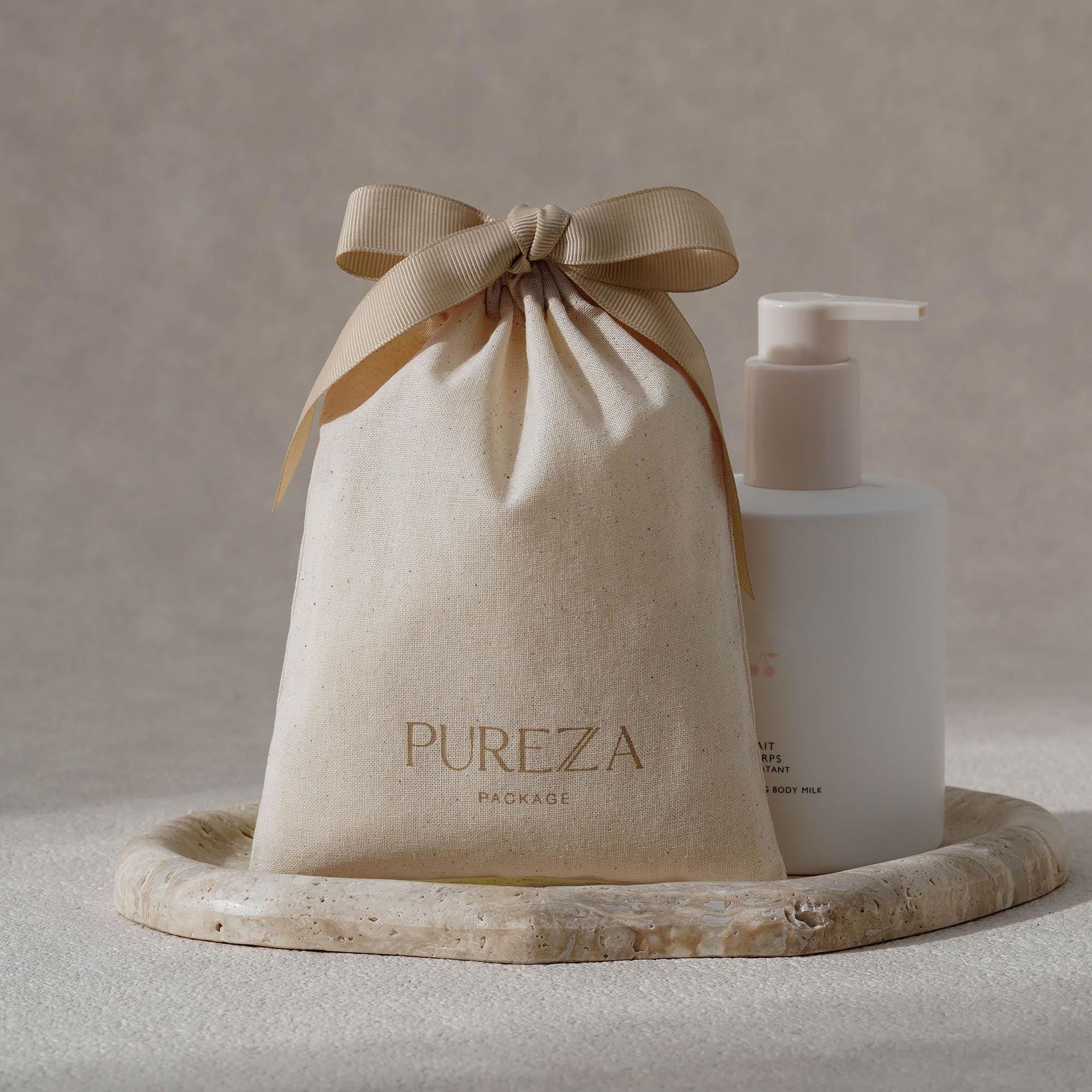 حقيبة قطنية طبيعية قابلة للتخص - مراجعة Luxury Skincare Packaging وسعره