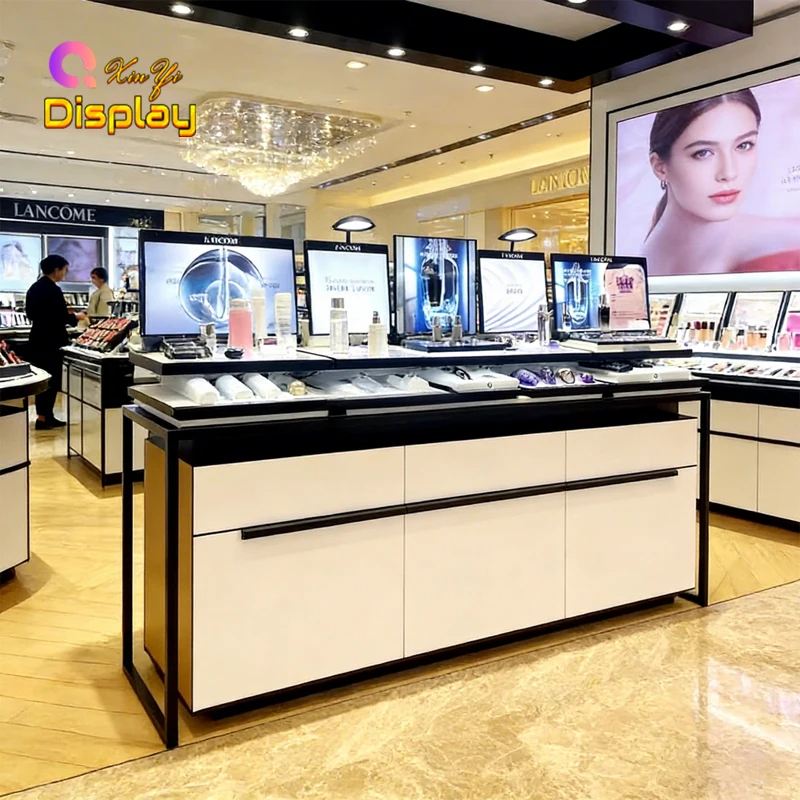 أثاث عرض مستحضرات العناية بالب - مراجعة Luxury Skincare Shop وسعره